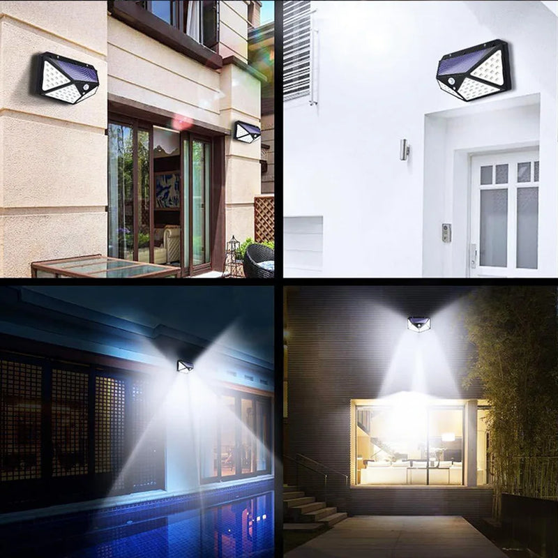 luminária LED com sensor