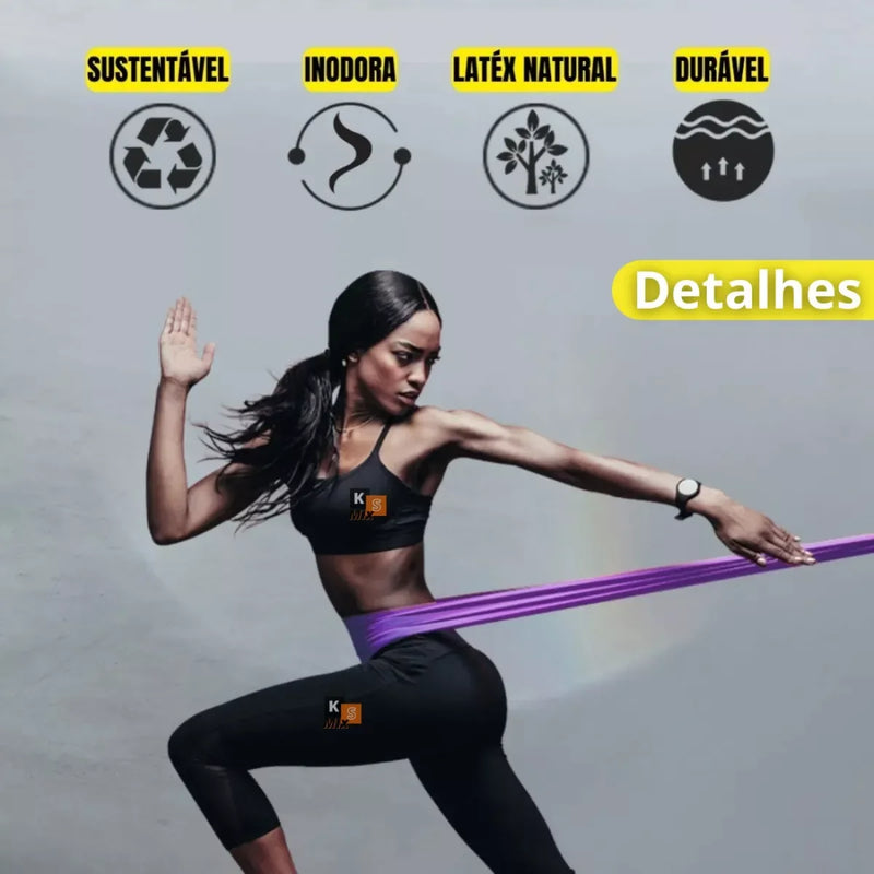 Faixa elástica de fitness