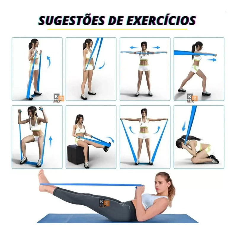 Faixa elástica de fitness