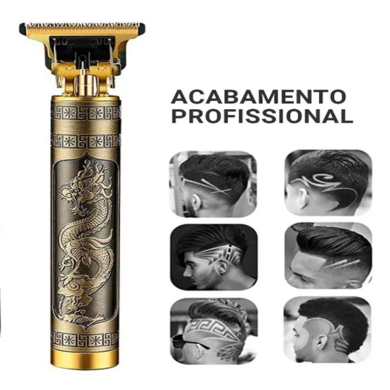 Mini máquina de cortar cabelo – aparadores de precisão, 100% portátil e recarregável