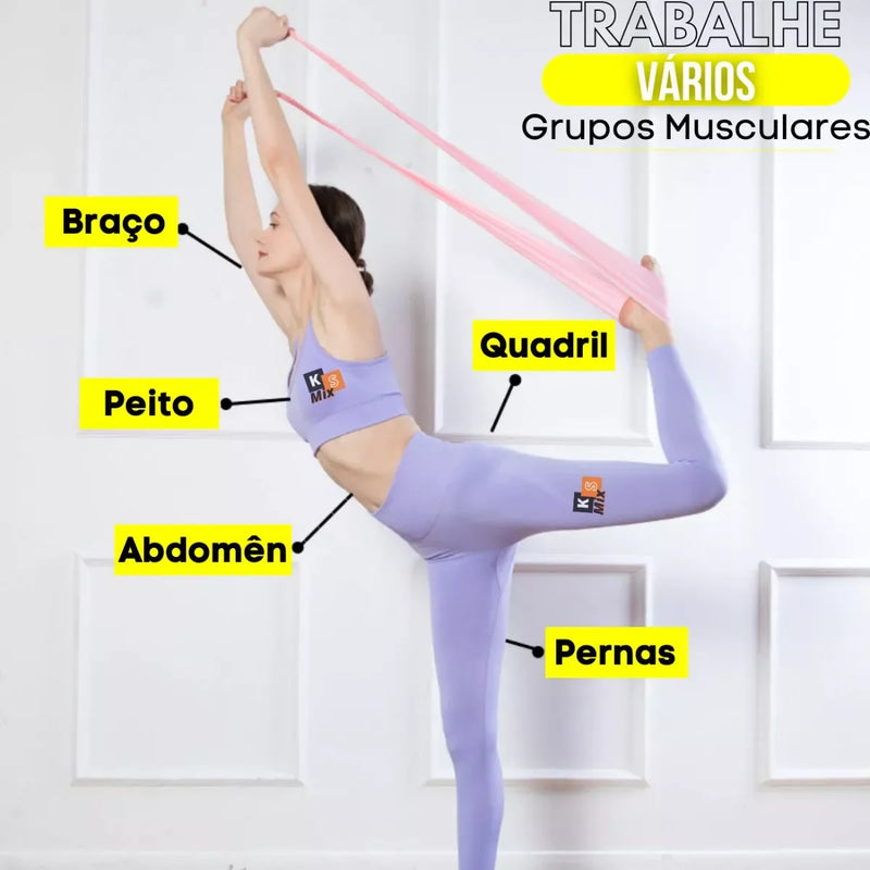Faixa elástica de fitness