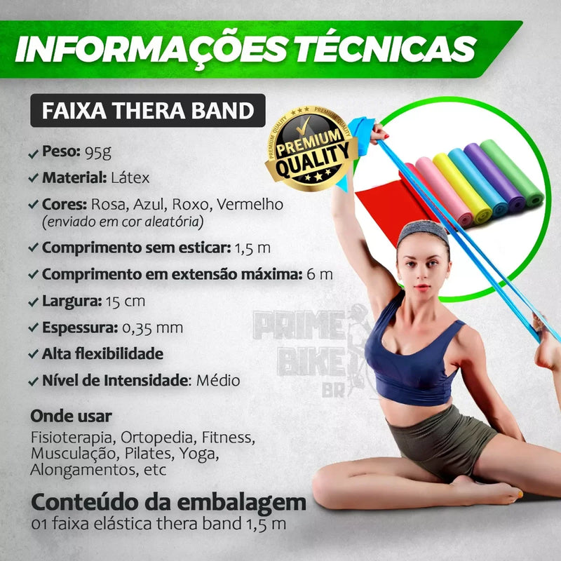 Faixa elástica de fitness
