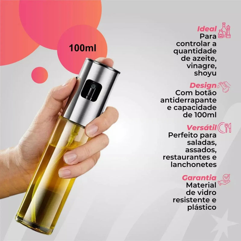 Frasco de spray de óleo para cozinha