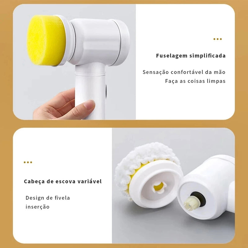 Escova de limpeza elétrica