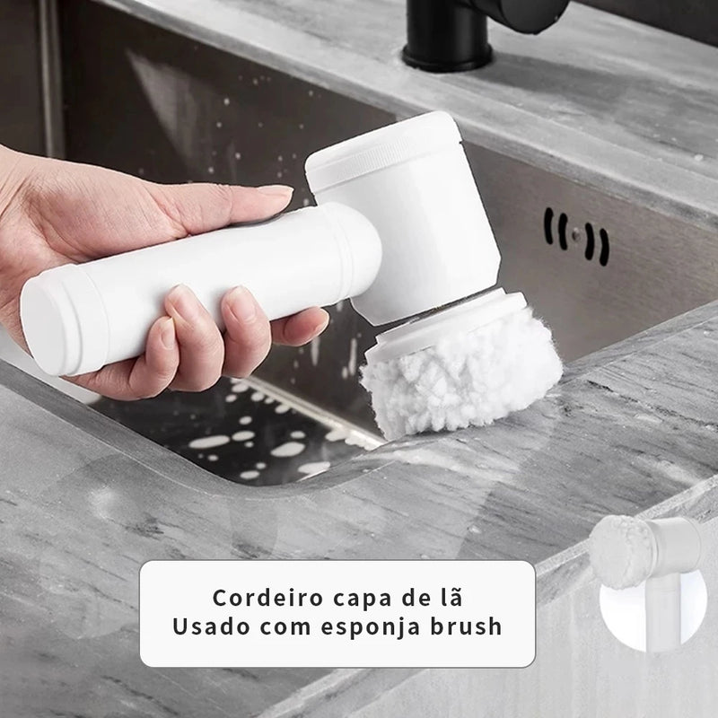 Escova de limpeza elétrica