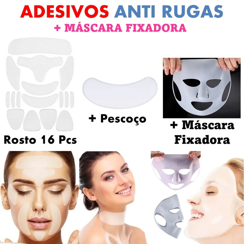 adesivos anti rrugas para rosto
