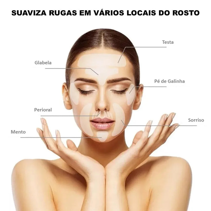 adesivos anti rrugas para rosto