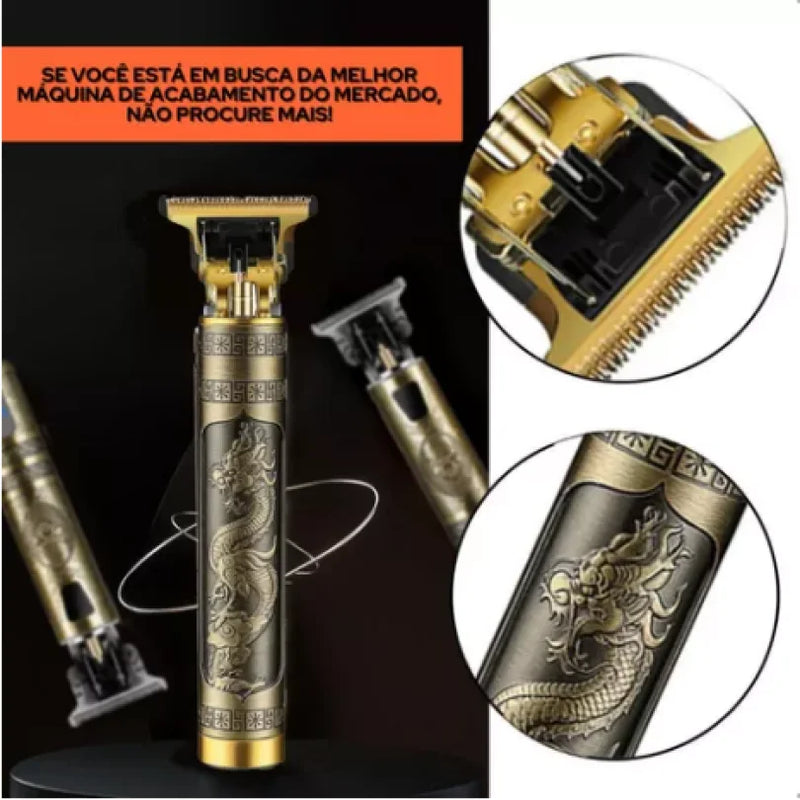 Mini máquina de cortar cabelo – aparadores de precisão, 100% portátil e recarregável