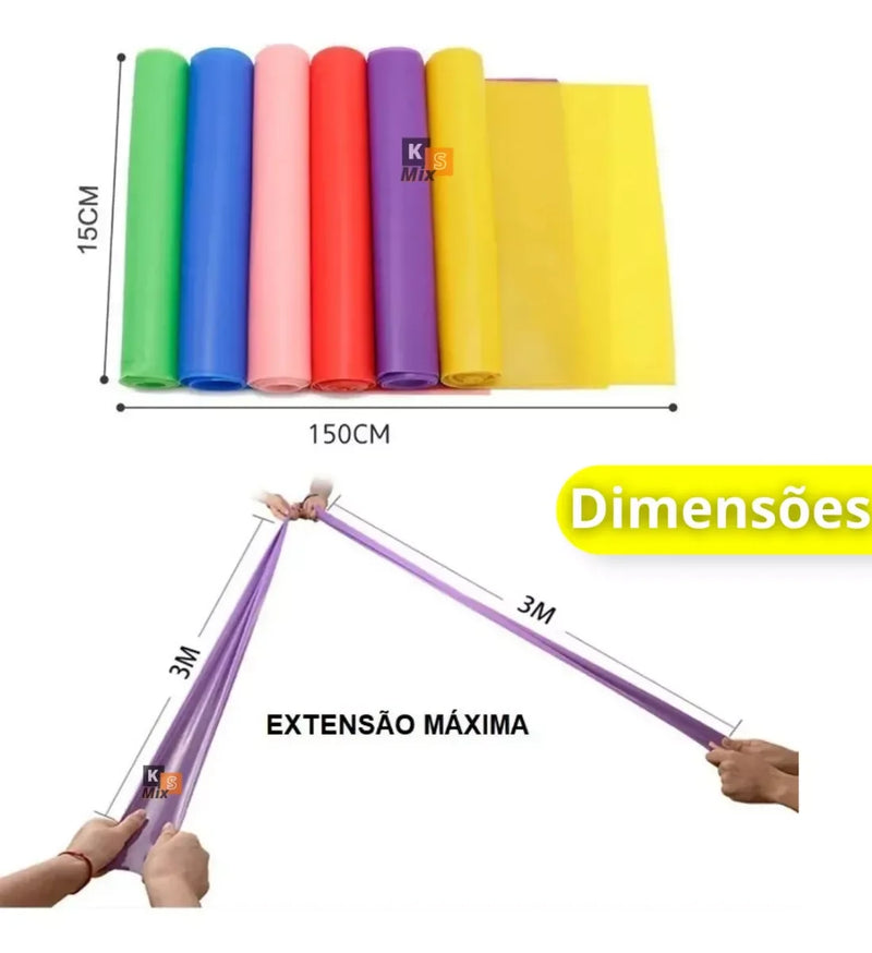 Faixa elástica de fitness