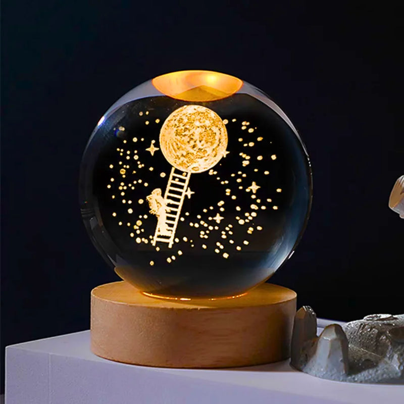 bola de cristal Luz noturna