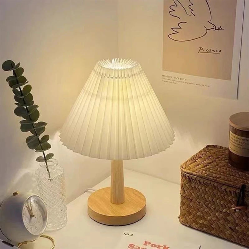 Luminária de mesa luz noturna de cabeceira para quarto decoração