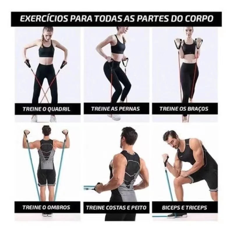 Kit Completo de Extensores Elásticos