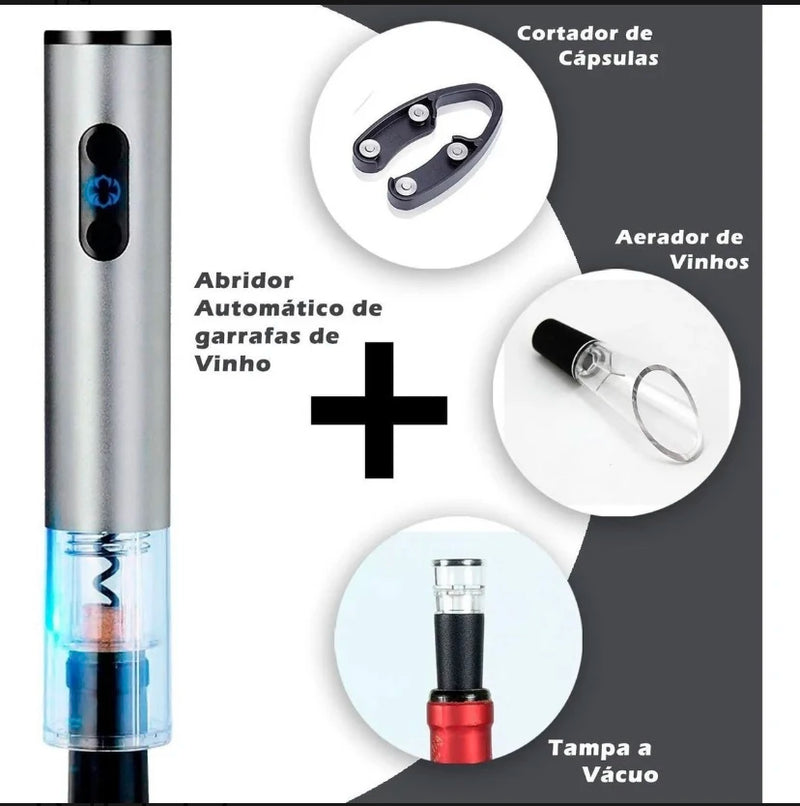 Abridor de garrafas de vinho elétrico automático Wg08